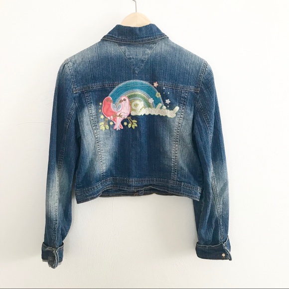 tommy hilfiger rainbow jacket